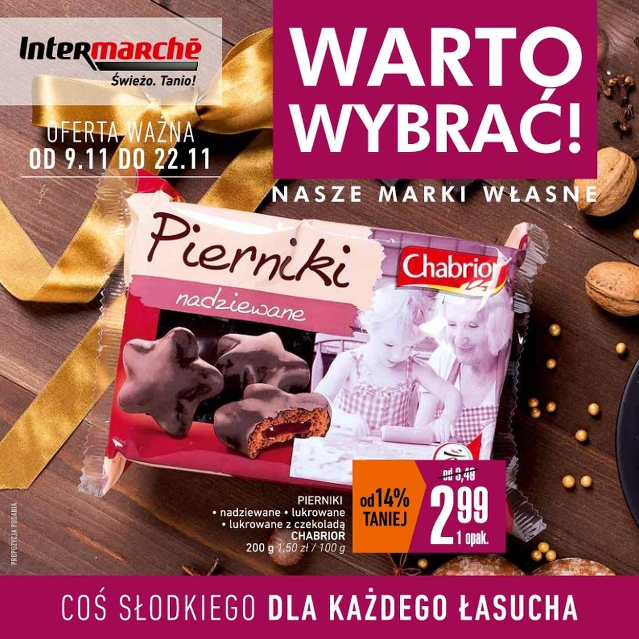 Gazetka promocyjna Intermarche do 22/11/2017 str.1
