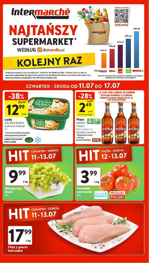 Gazetka promocyjna Intermarche do 17/07/2024 str.1