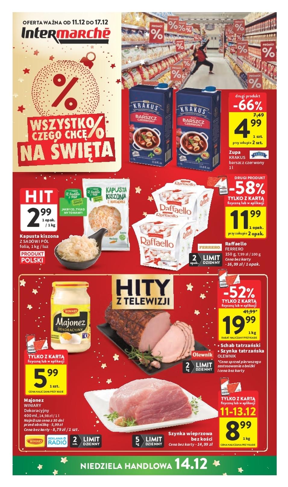 Gazetka promocyjna Intermarche do 17/12/2025 str.1