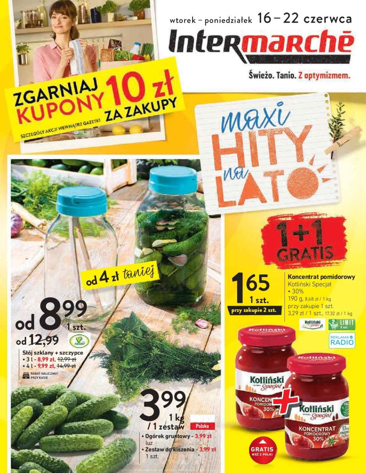 Gazetka promocyjna Intermarche do 22/06/2020 str.1