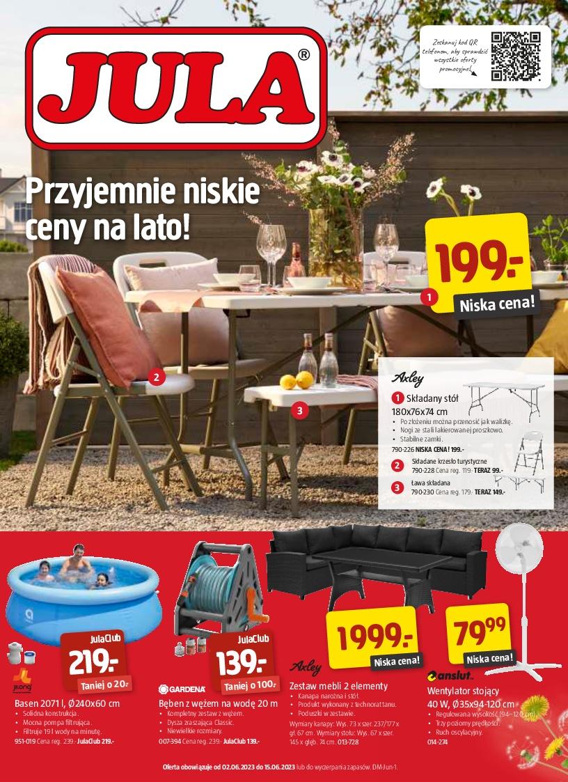 Gazetka promocyjna Jula do 15/06/2023 str.0