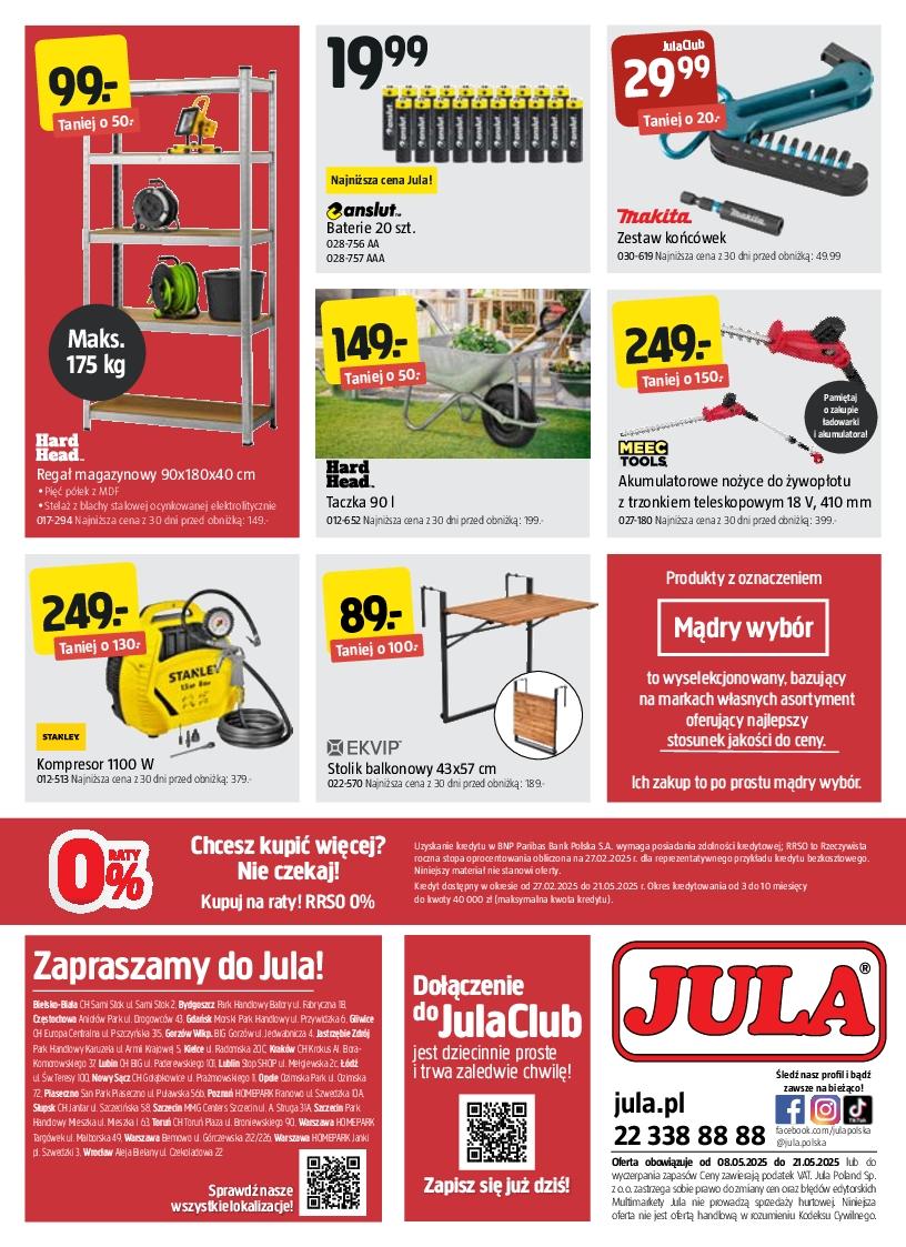 Gazetka promocyjna Jula do 21/05/2025 str.10