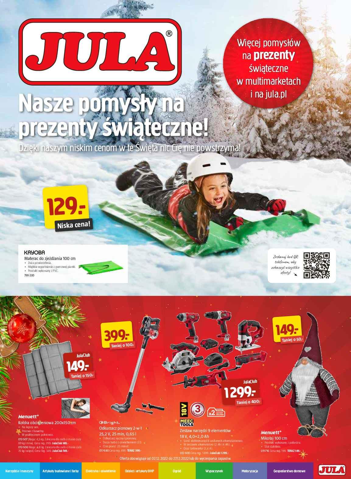 Gazetka promocyjna Jula do 27/12/2022 str.0