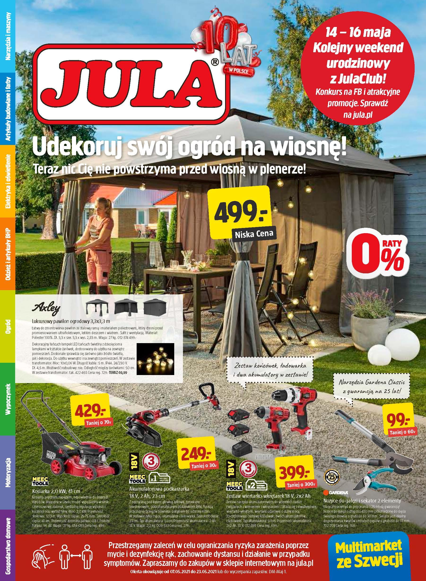 Gazetka promocyjna Jula do 23/05/2021 str.0