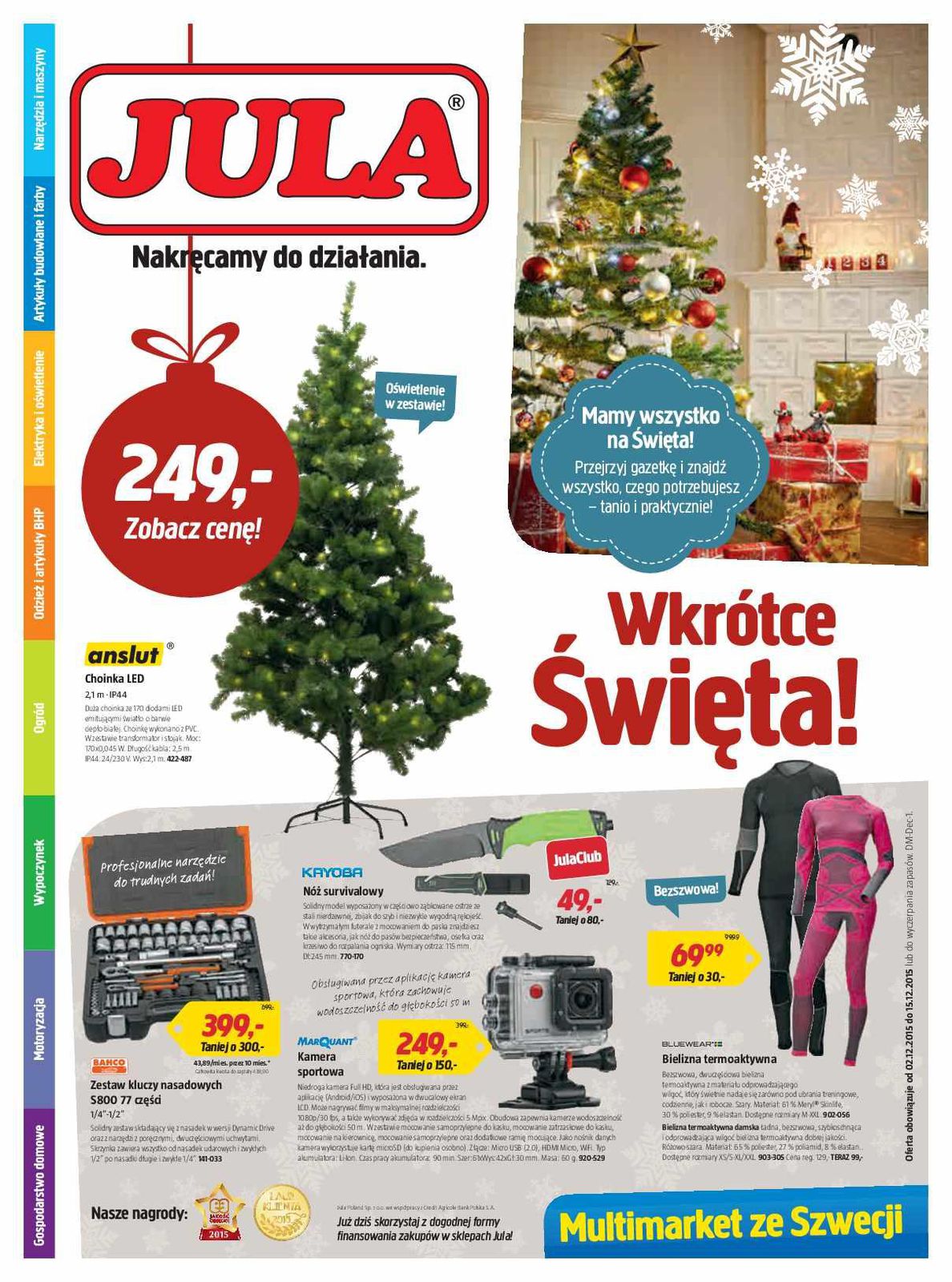 Gazetka promocyjna Jula do 15/12/2015 str.0
