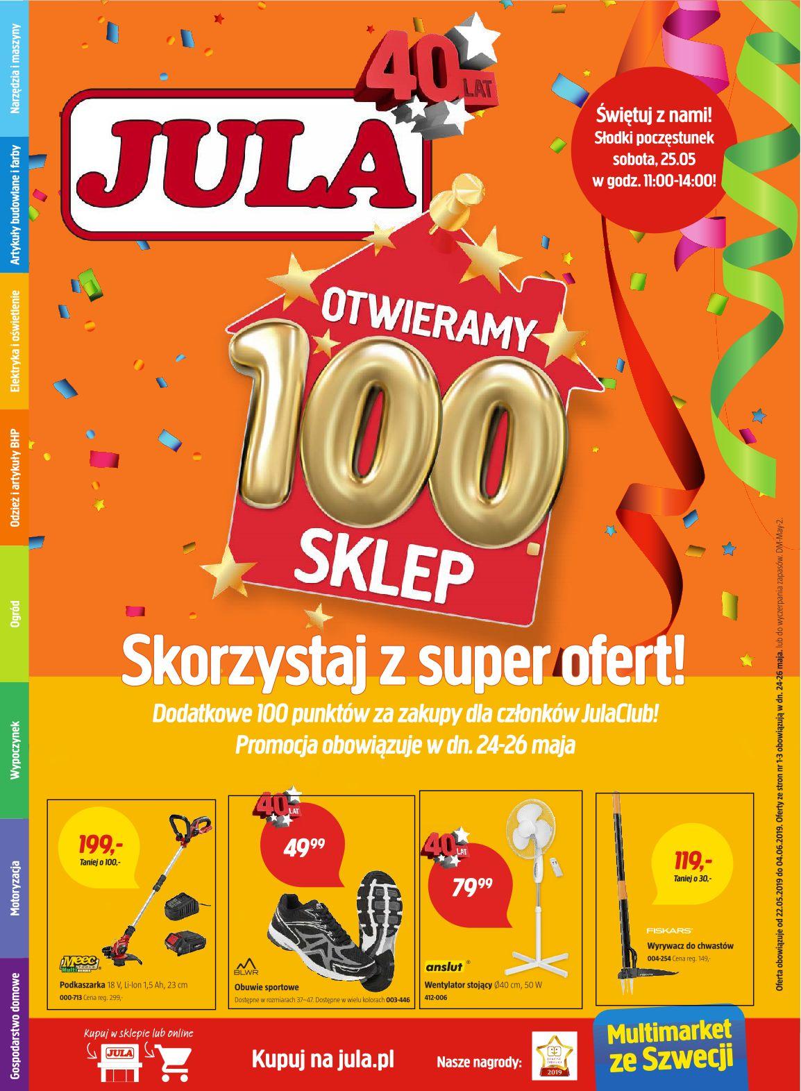 Gazetka promocyjna Jula do 04/06/2019 str.1