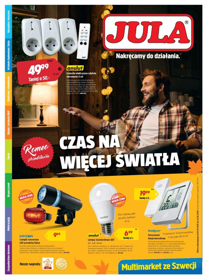 Gazetka promocyjna Jula do 23/10/2016 str.0
