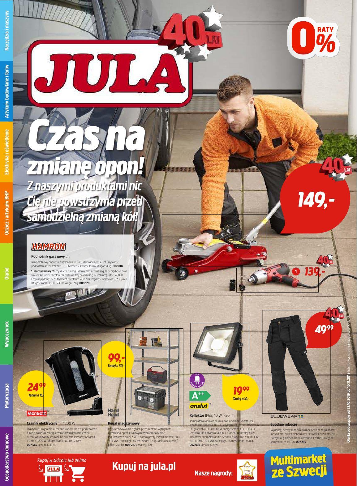 Gazetka promocyjna Jula do 10/11/2019 str.1
