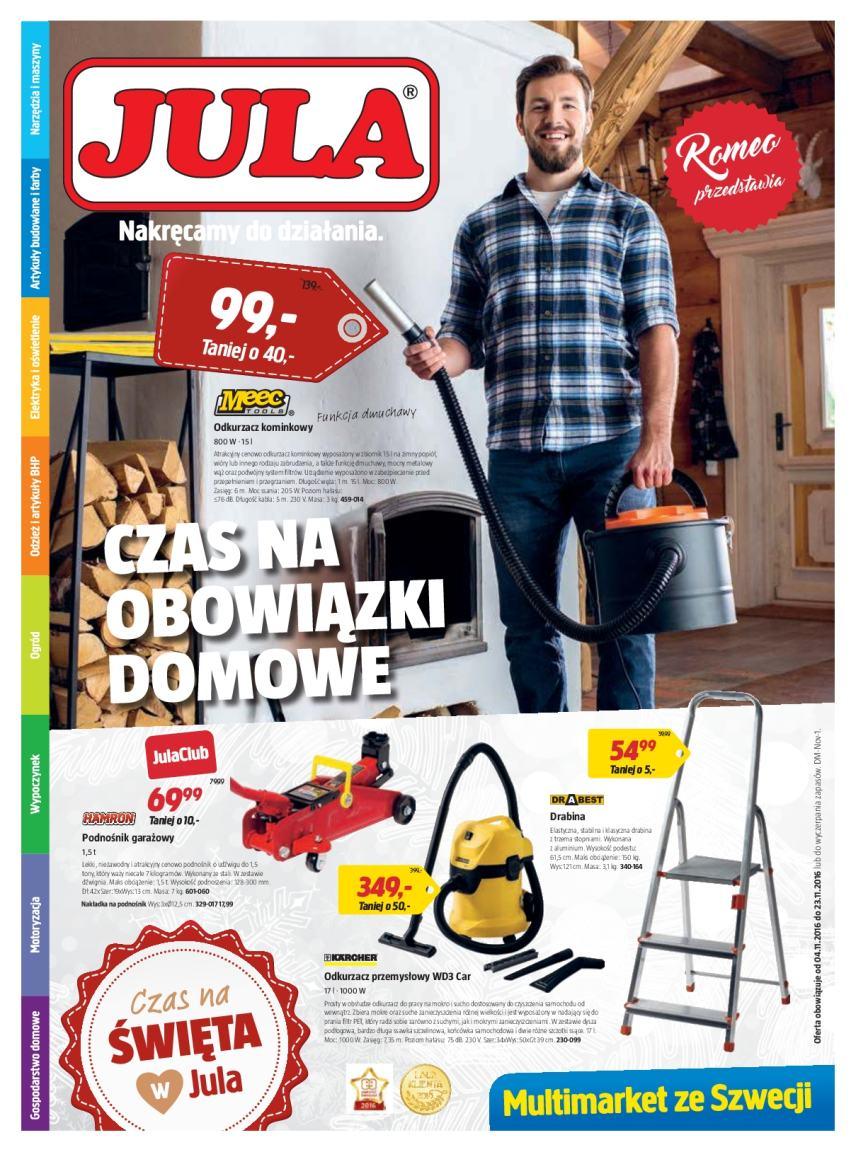 Gazetka promocyjna Jula do 23/11/2016 str.1