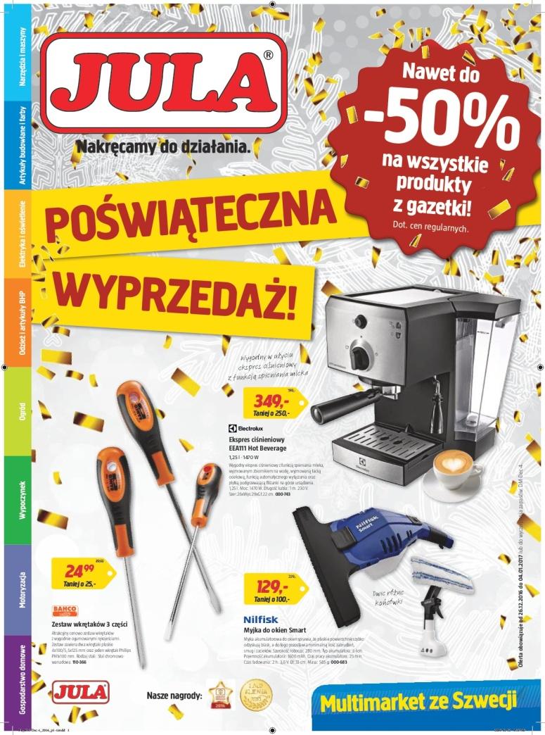 Gazetka promocyjna Jula do 04/01/2017 str.0