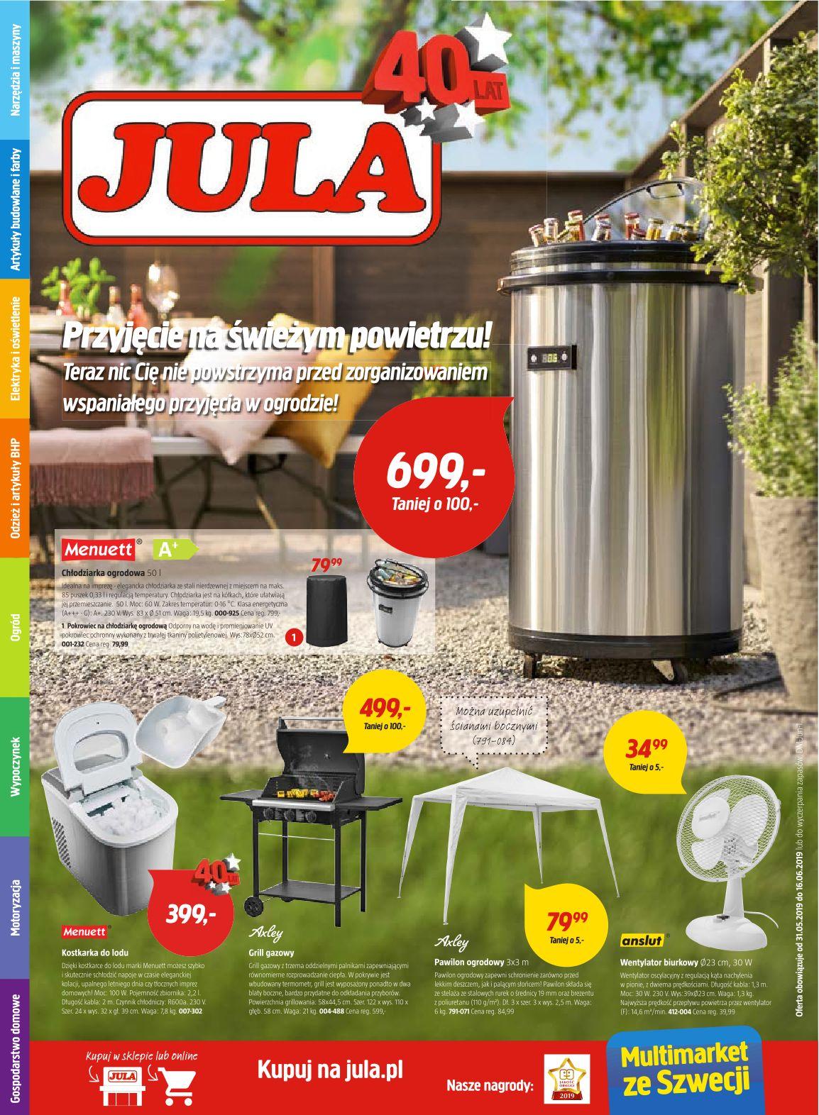 Gazetka promocyjna Jula do 16/06/2019 str.1