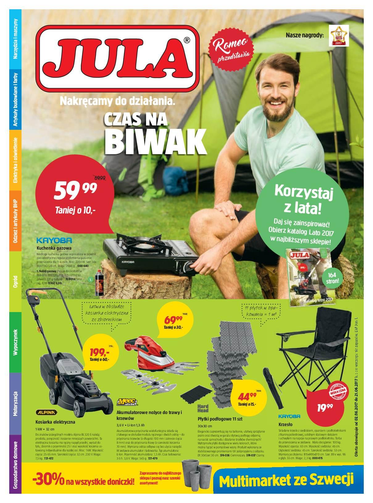 Gazetka promocyjna Jula do 21/06/2017 str.0
