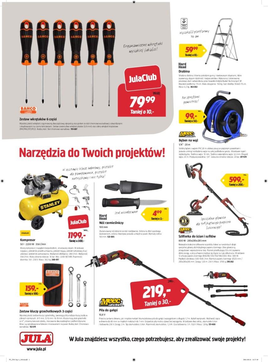 Gazetka promocyjna Jula do 21/09/2016 str.4