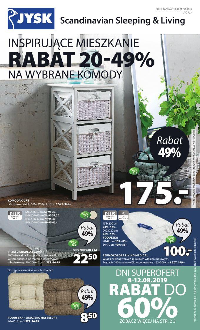 Gazetka promocyjna Jysk do 21/08/2019 str.1