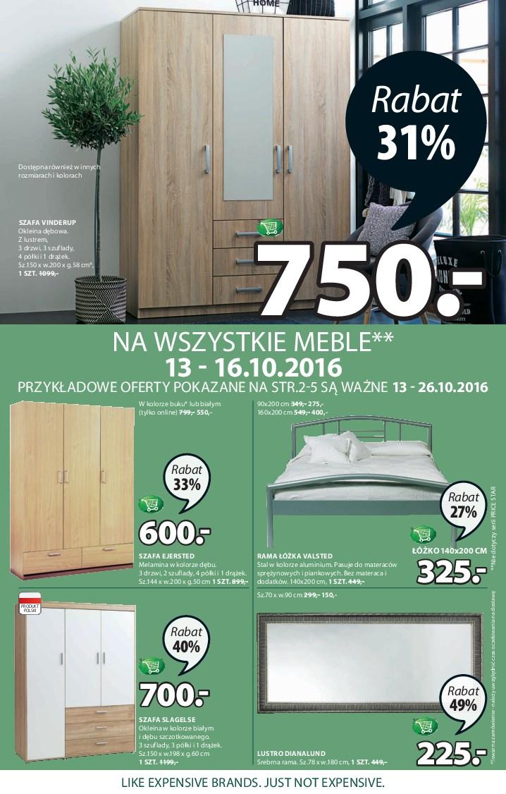 Gazetka promocyjna Jysk do 26/10/2016 str.2