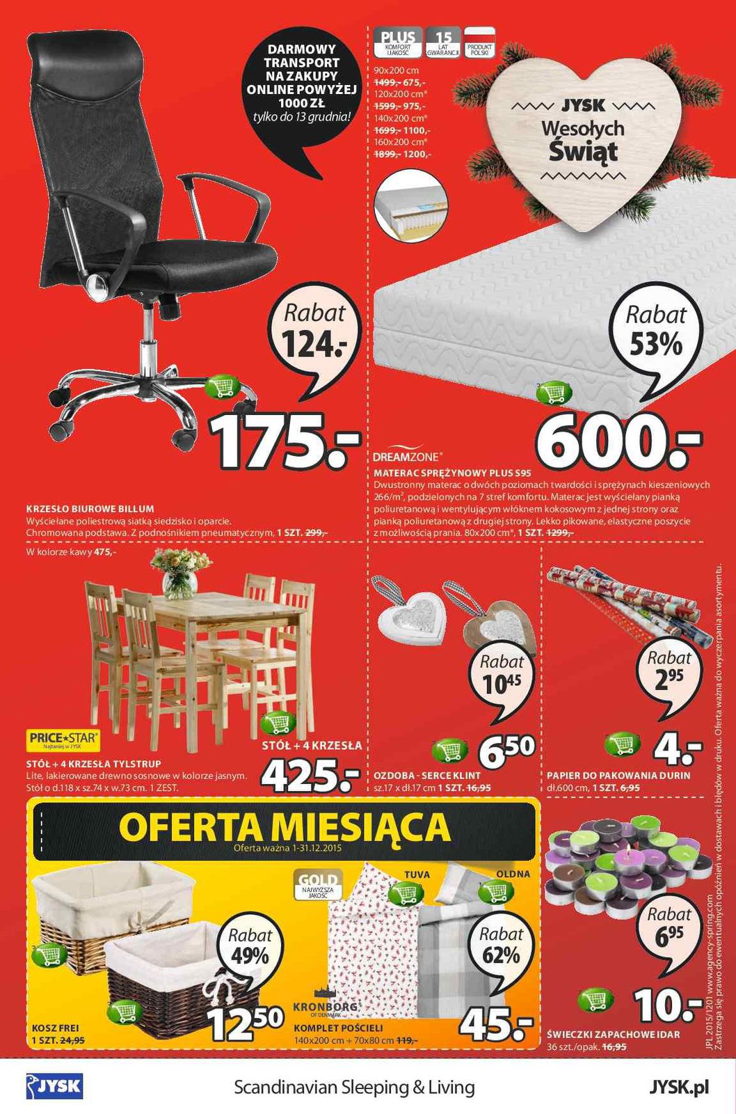 Gazetka promocyjna Jysk do 16/12/2015 str.23