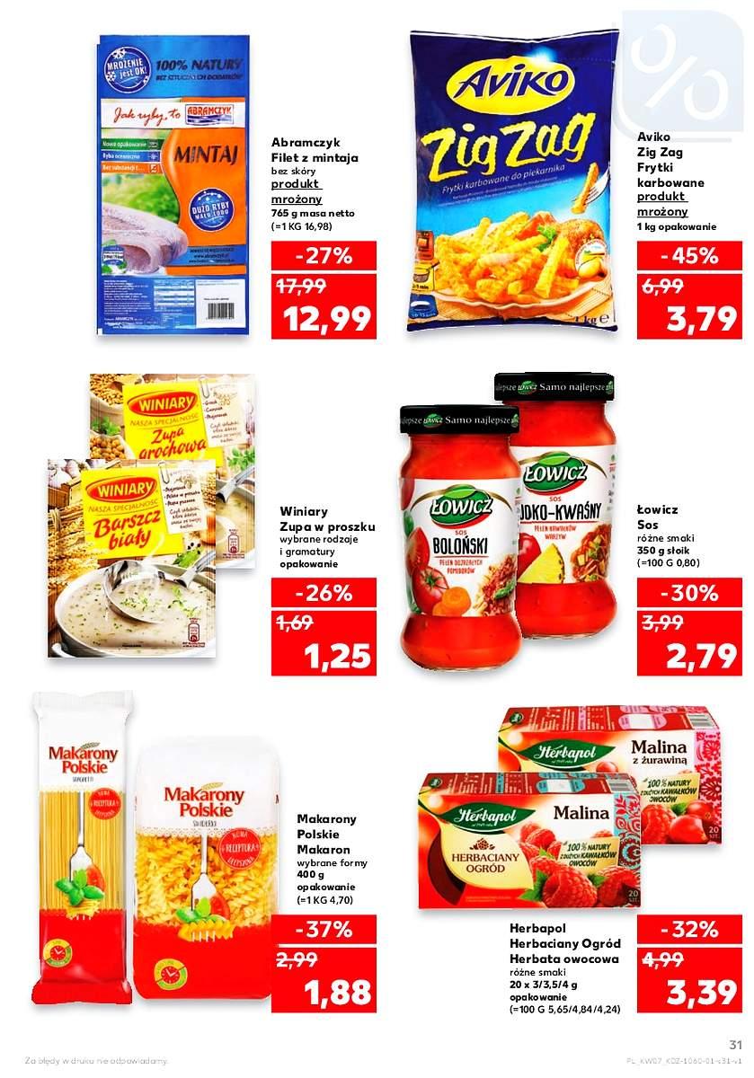 Gazetka promocyjna Kaufland do 21/02/2018 str.31