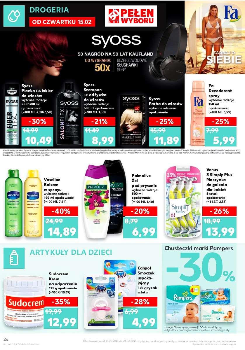 Gazetka promocyjna Kaufland do 21/02/2018 str.26