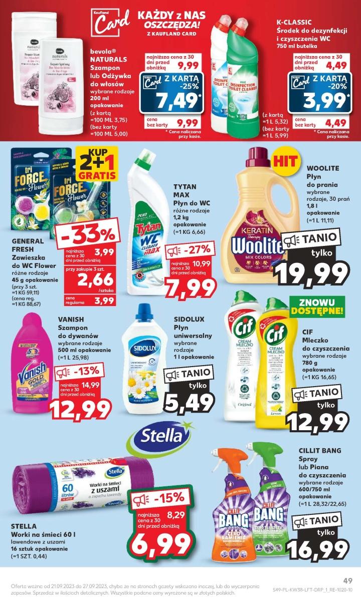 Gazetka promocyjna Kaufland do 27/09/2023 str.49