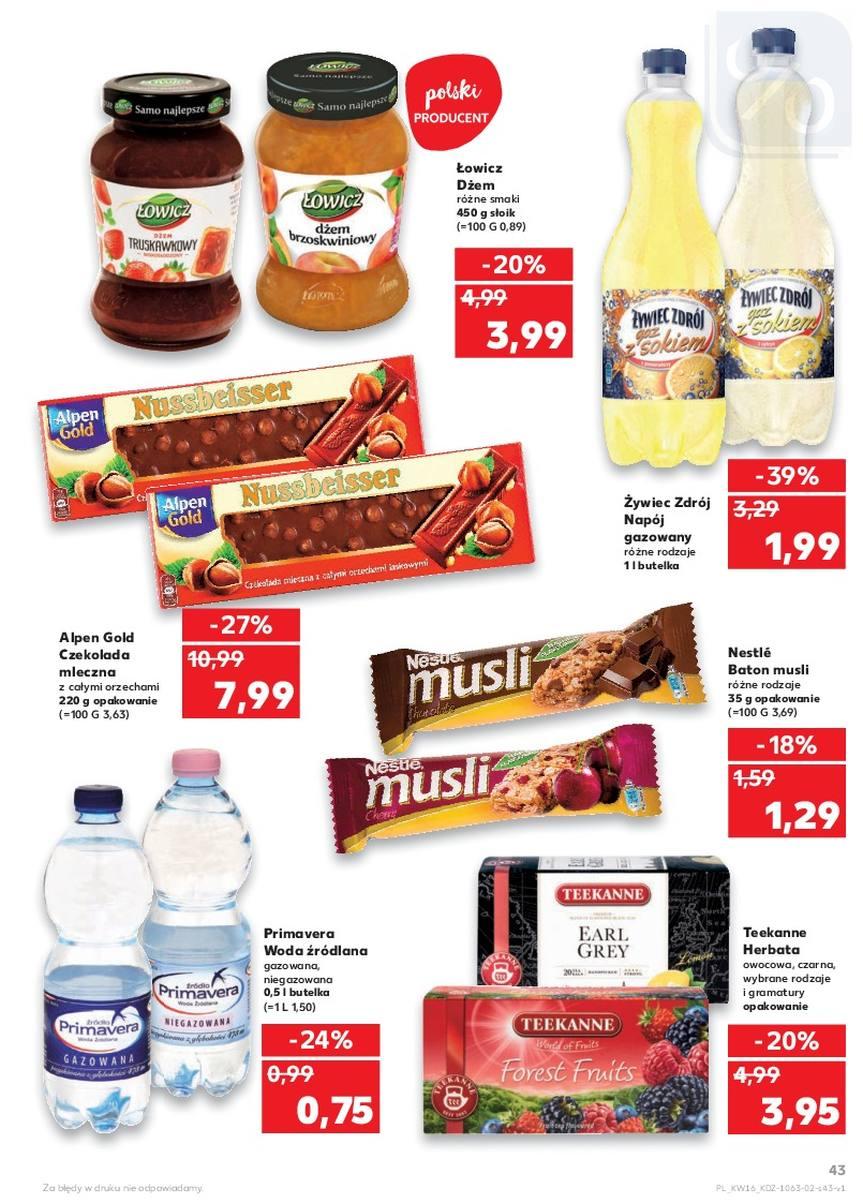 Gazetka promocyjna Kaufland do 25/04/2018 str.43