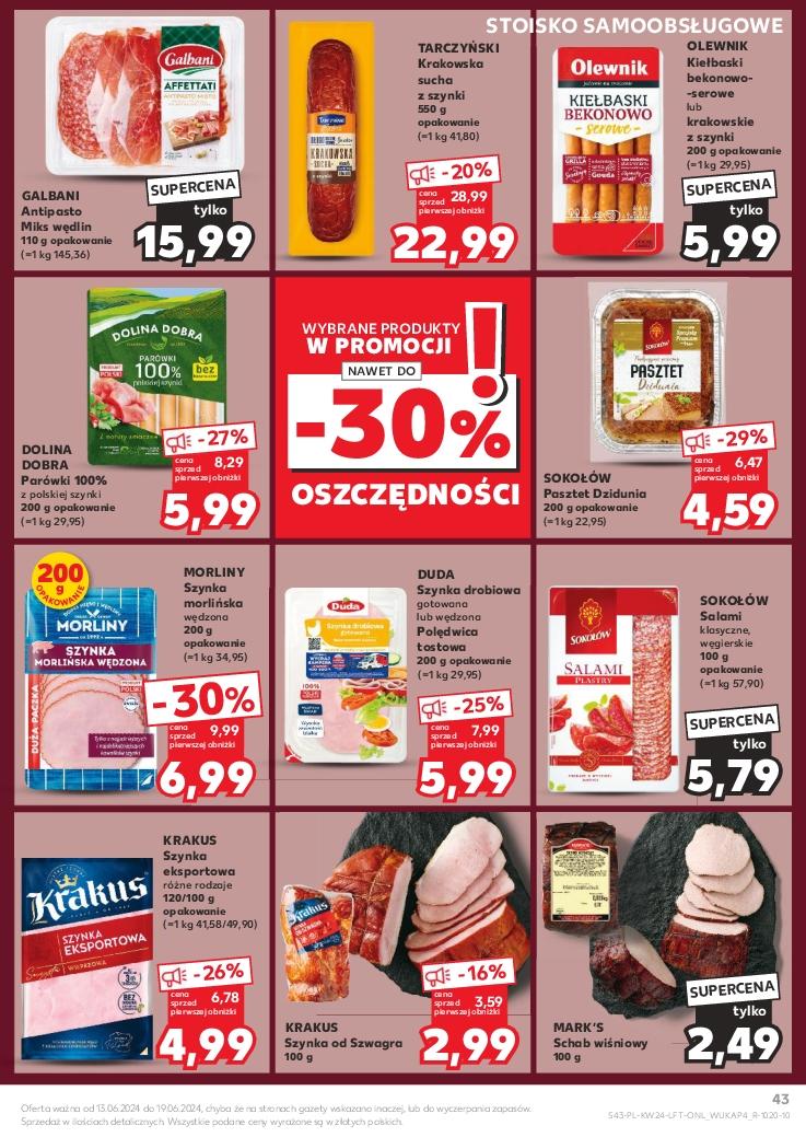 Gazetka promocyjna Kaufland do 19/06/2024 str.43