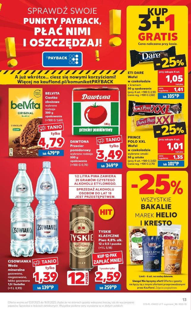 Gazetka promocyjna Kaufland do 18/01/2023 str.13