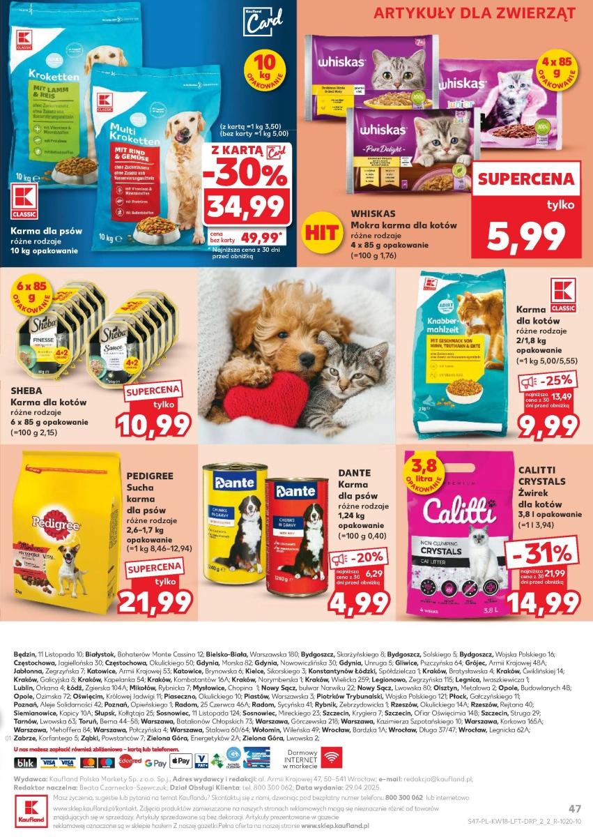 Gazetka promocyjna Kaufland do 07/05/2025 str.47
