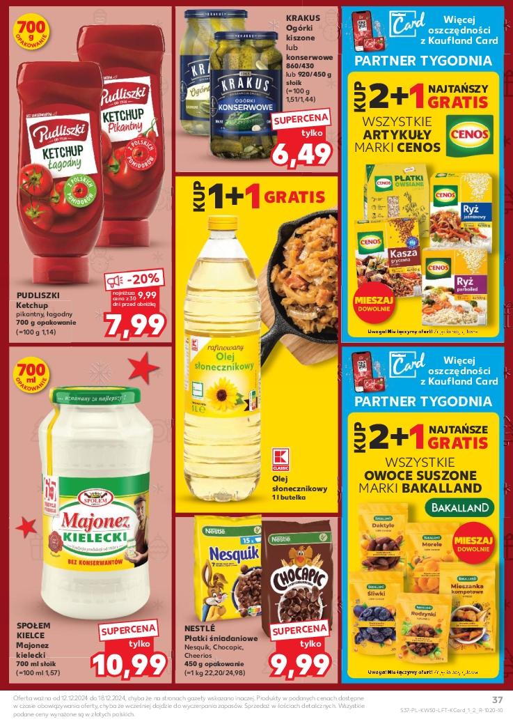 Gazetka promocyjna Kaufland do 18/12/2024 str.37