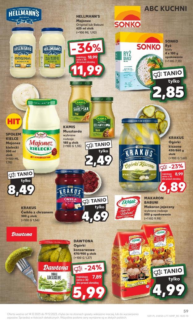 Gazetka promocyjna Kaufland do 19/12/2023 str.59