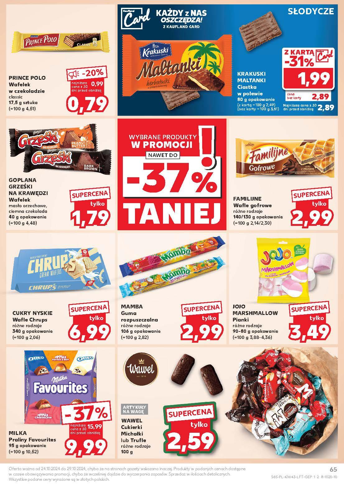 Gazetka promocyjna Kaufland do 29/10/2024 str.65