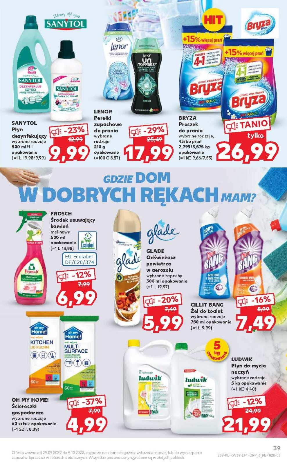 Gazetka promocyjna Kaufland do 05/10/2022 str.39