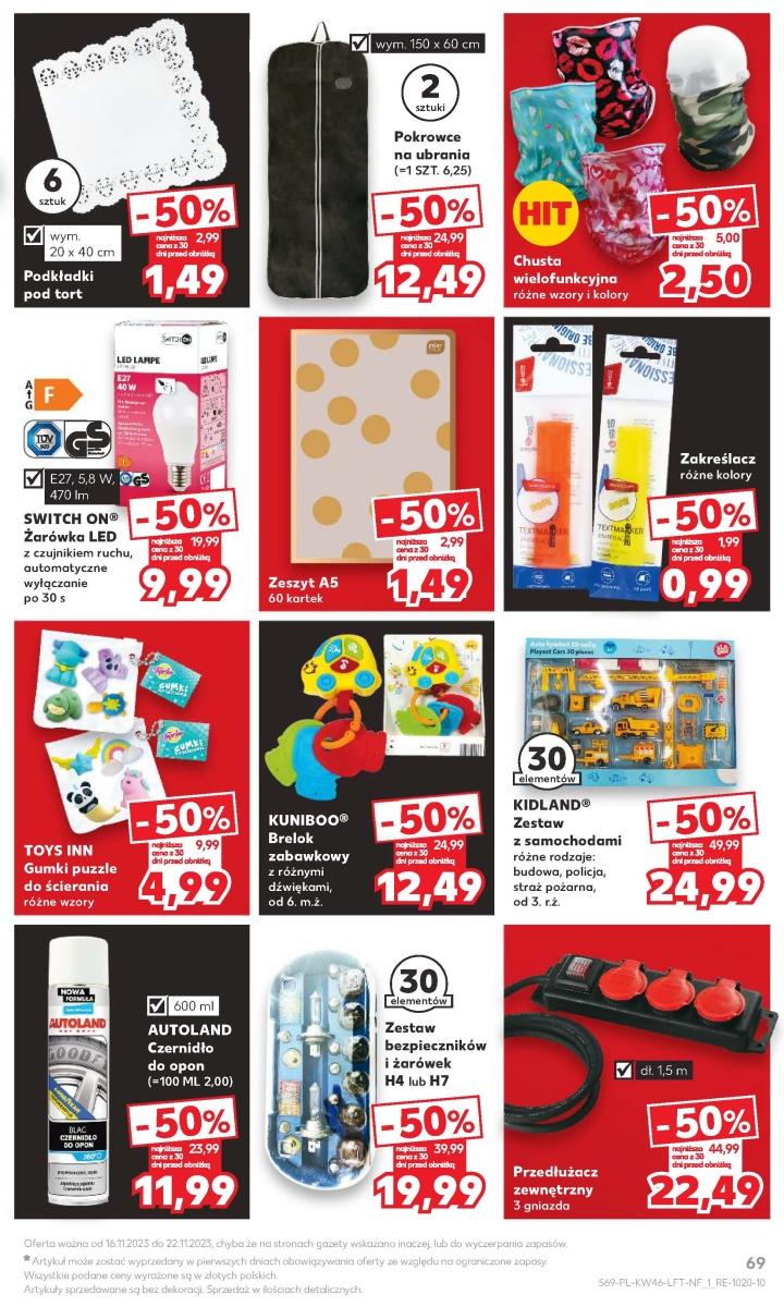 Gazetka promocyjna Kaufland do 22/11/2023 str.69