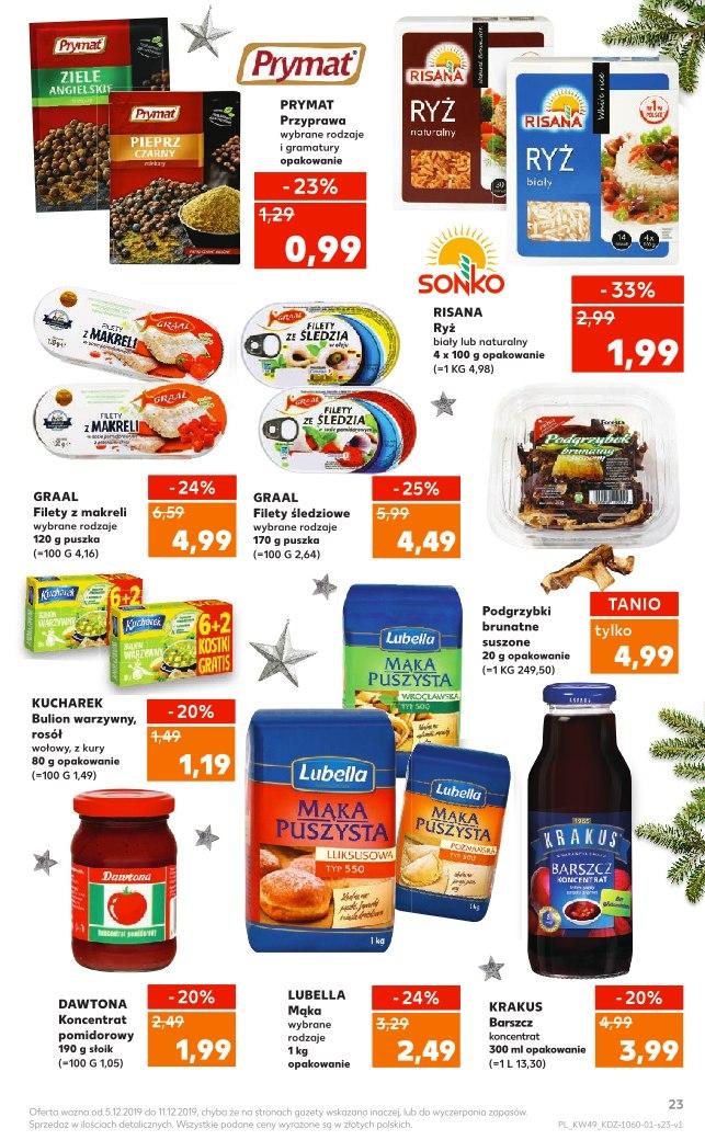 Gazetka promocyjna Kaufland do 11/12/2019 str.23