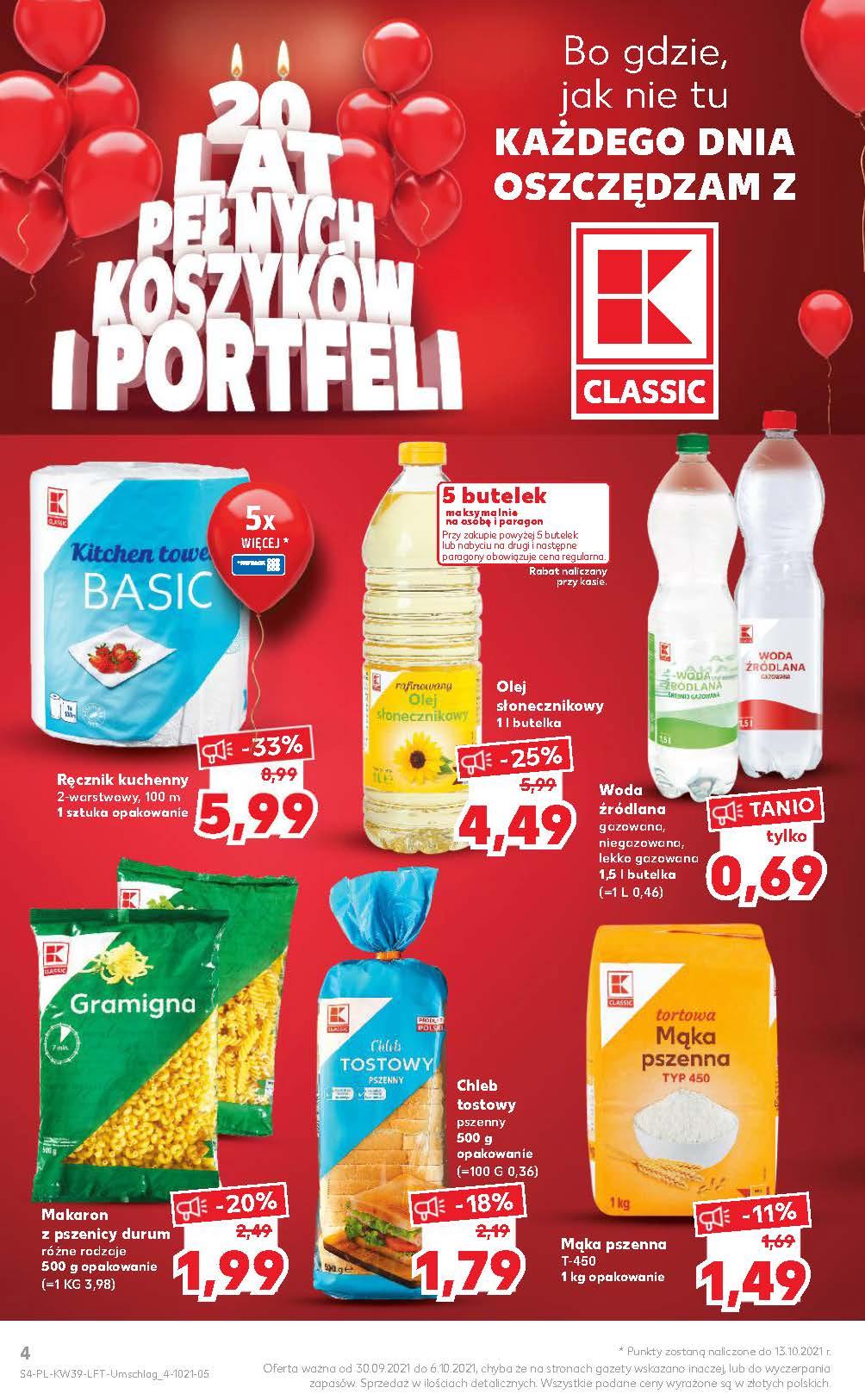 Gazetka promocyjna Kaufland do 06/10/2021 str.4