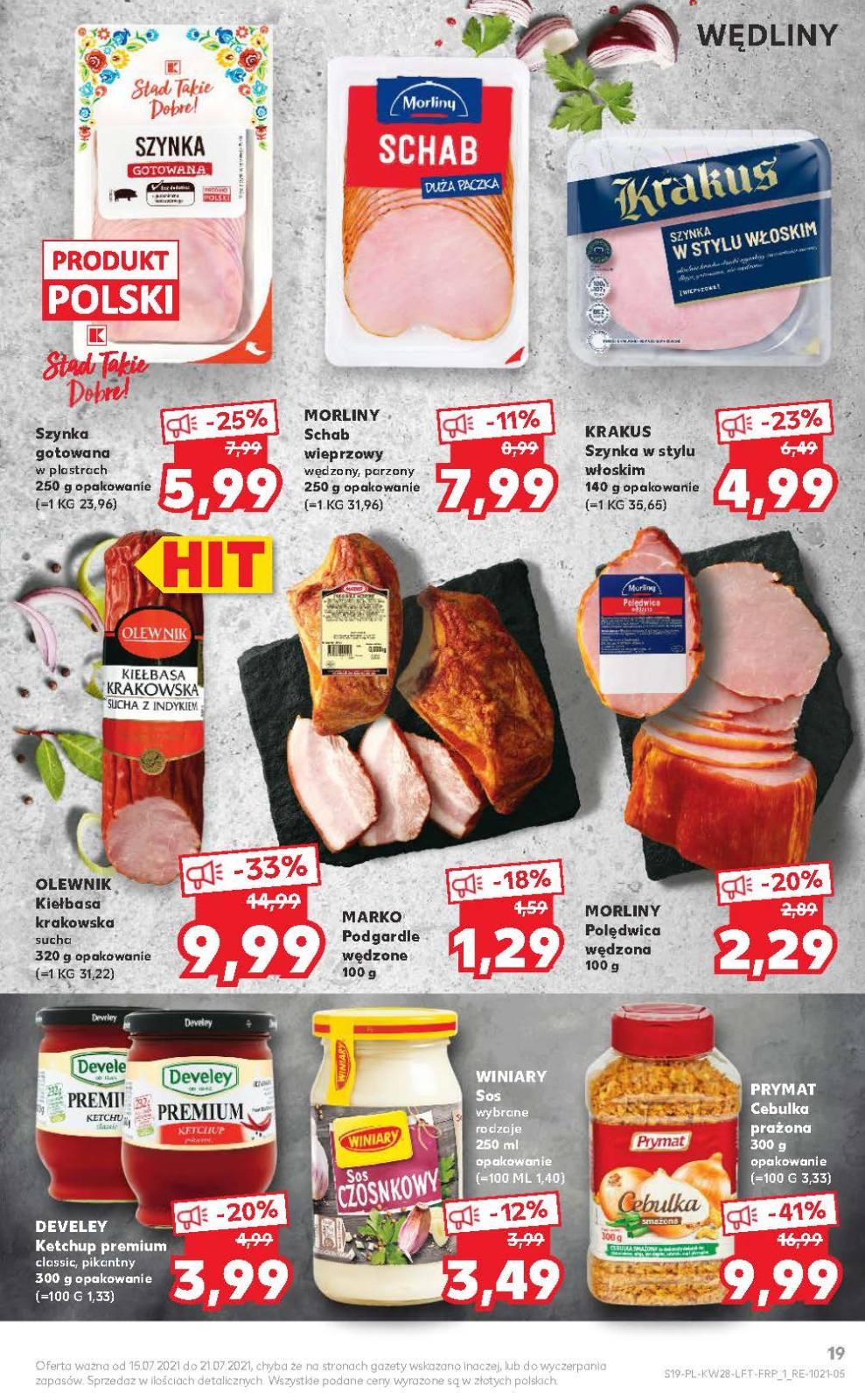 Gazetka promocyjna Kaufland do 21/07/2021 str.19