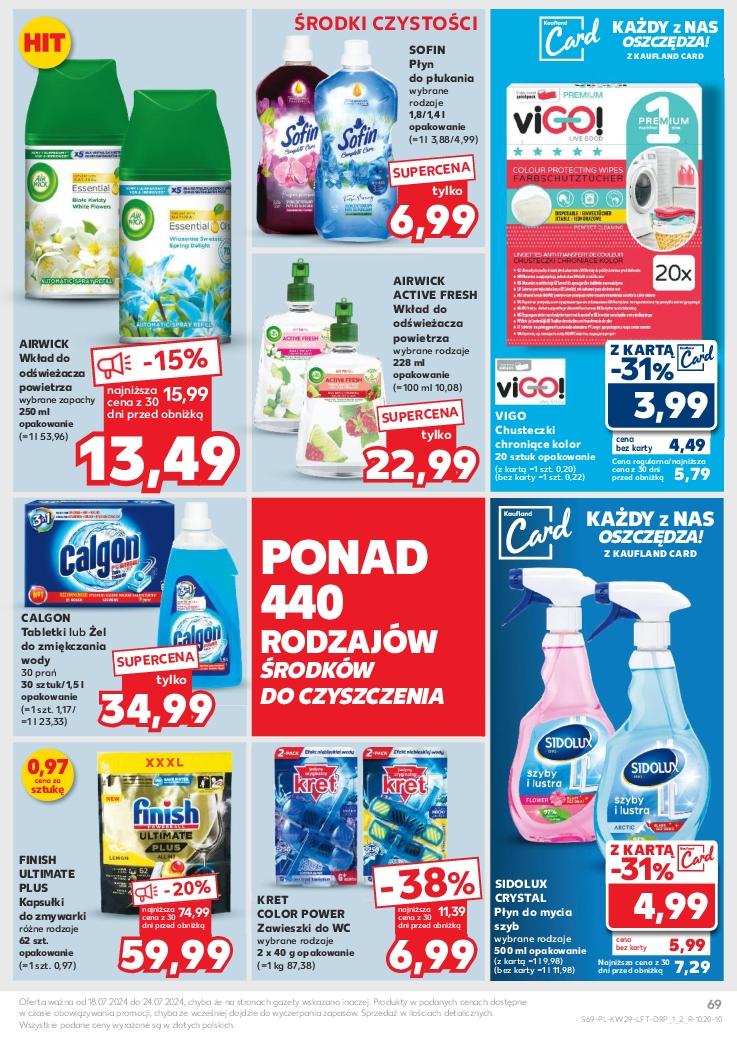 Gazetka promocyjna Kaufland do 24/07/2024 str.69