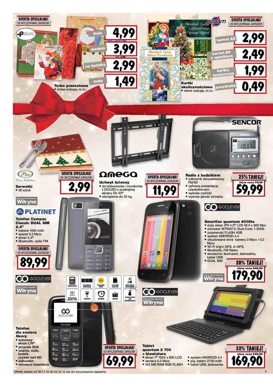 Gazetka promocyjna Kaufland do 02/12/2015 str.8