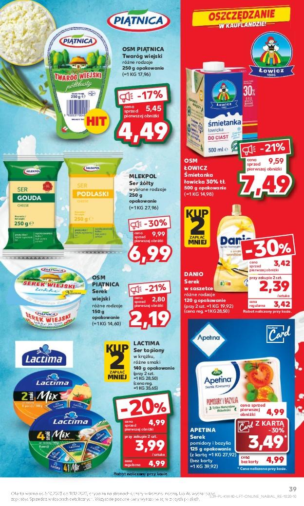 Gazetka promocyjna Kaufland do 11/10/2023 str.39