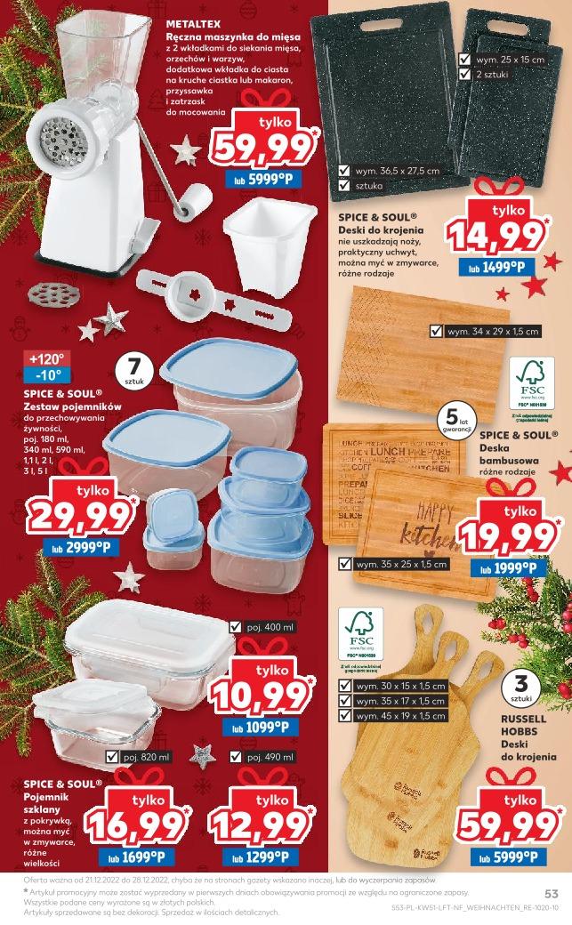 Gazetka promocyjna Kaufland do 28/12/2022 str.53