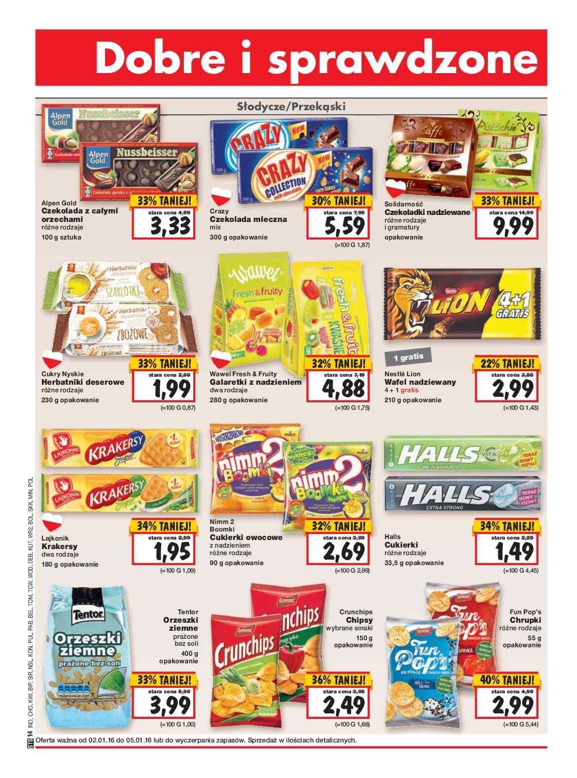 Gazetka promocyjna Kaufland do 05/01/2016 str.14