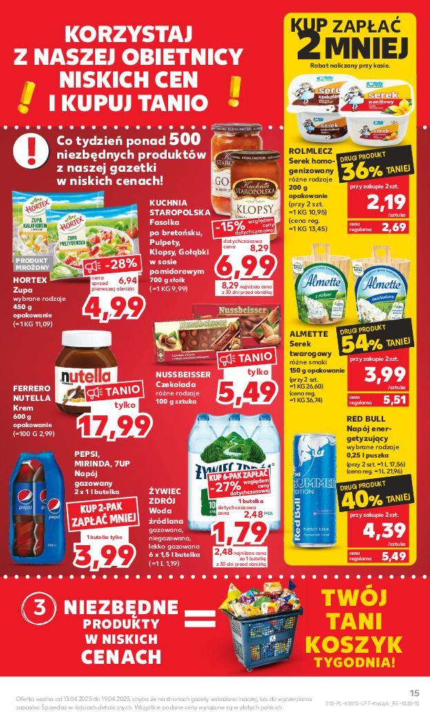 Gazetka promocyjna Kaufland do 19/04/2023 str.15