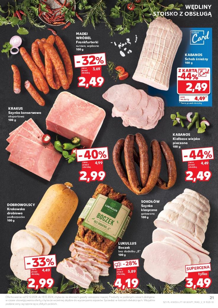 Gazetka promocyjna Kaufland do 18/12/2024 str.21