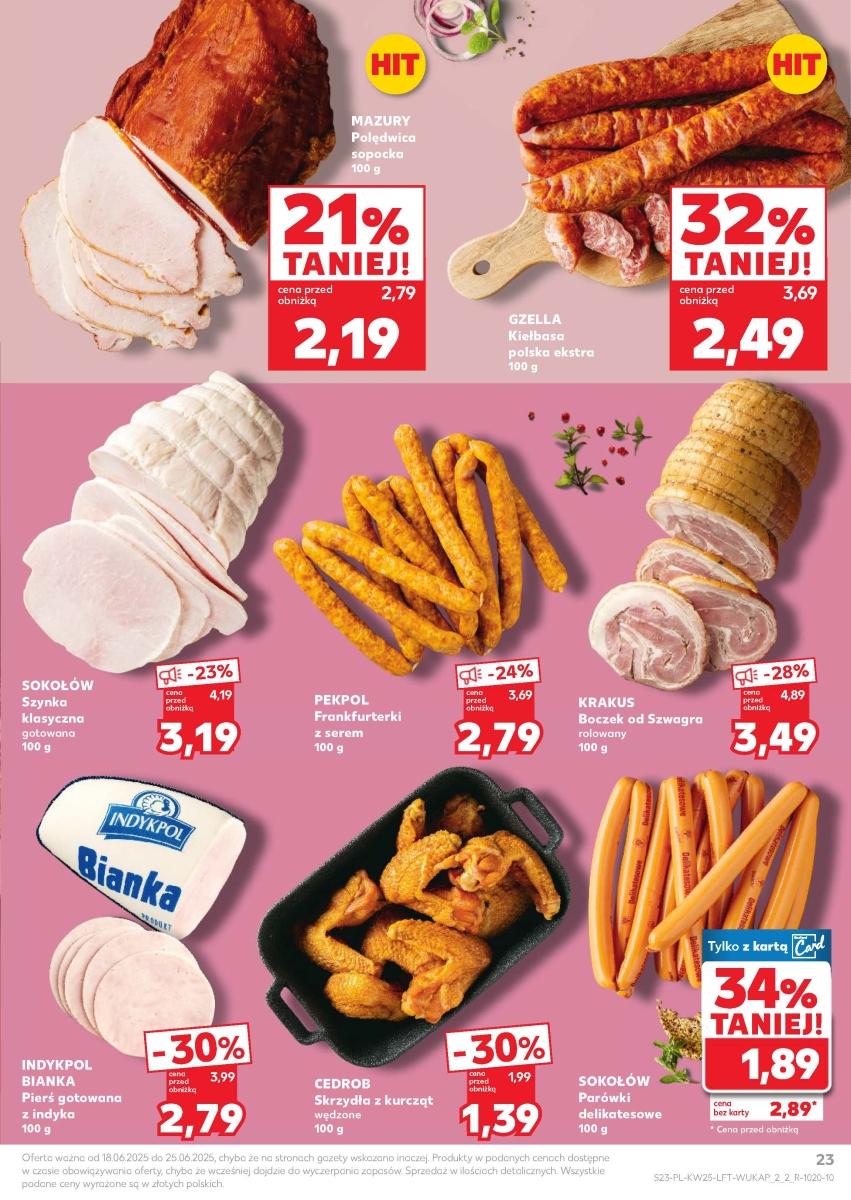 Gazetka promocyjna Kaufland do 25/06/2025 str.23