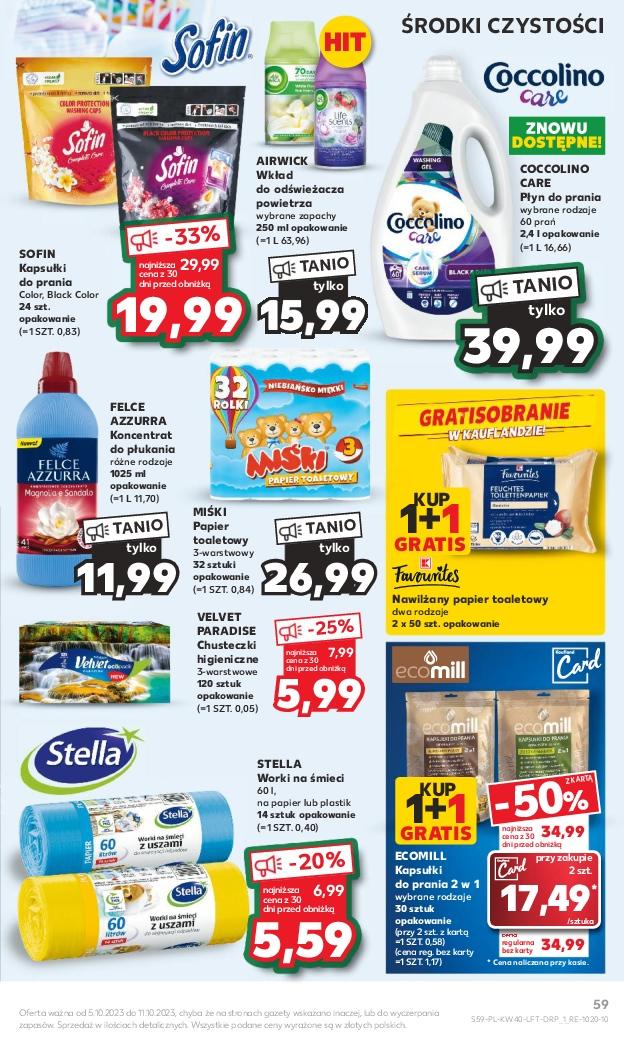 Gazetka promocyjna Kaufland do 11/10/2023 str.59