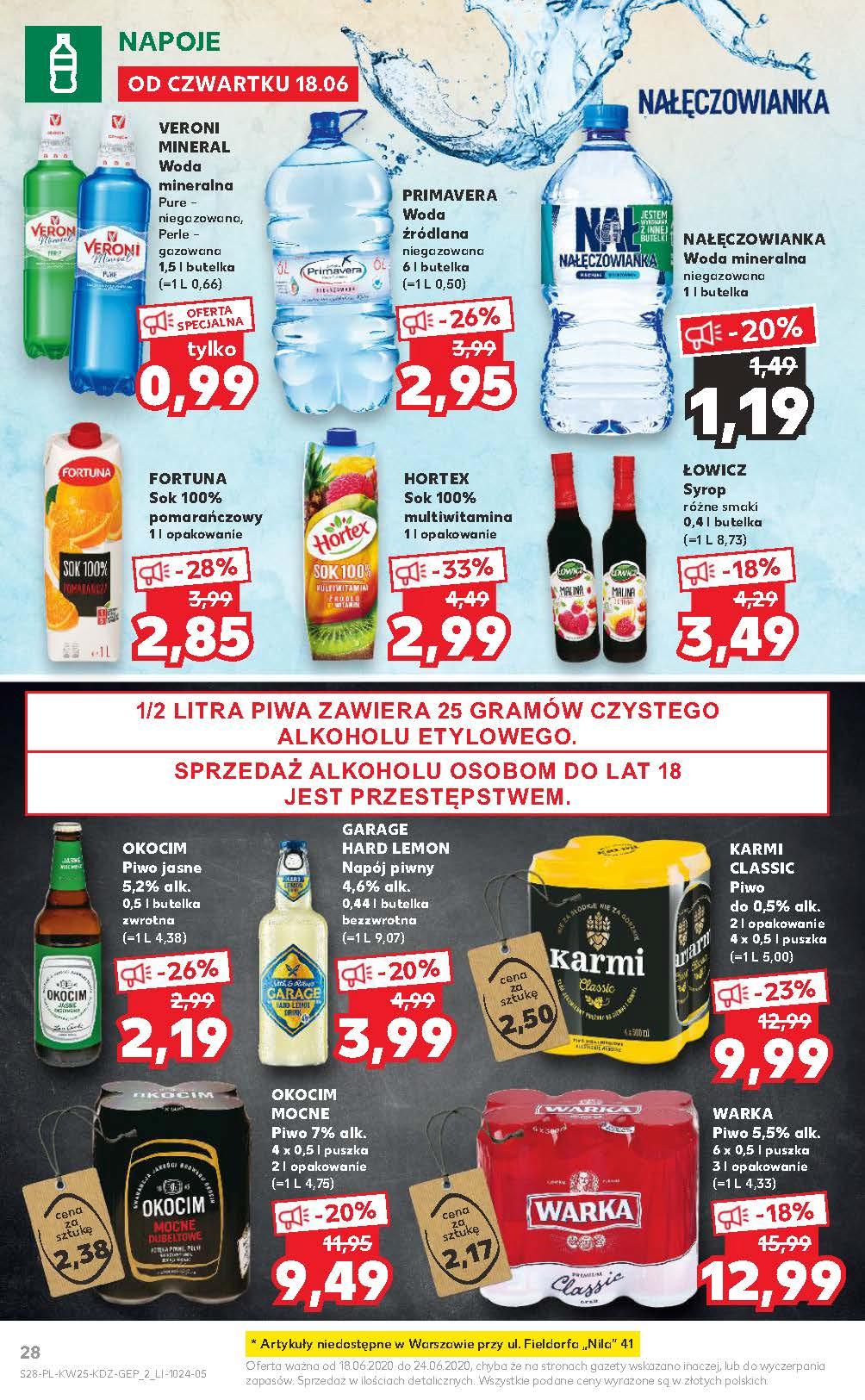 Gazetka promocyjna Kaufland do 24/06/2020 str.28