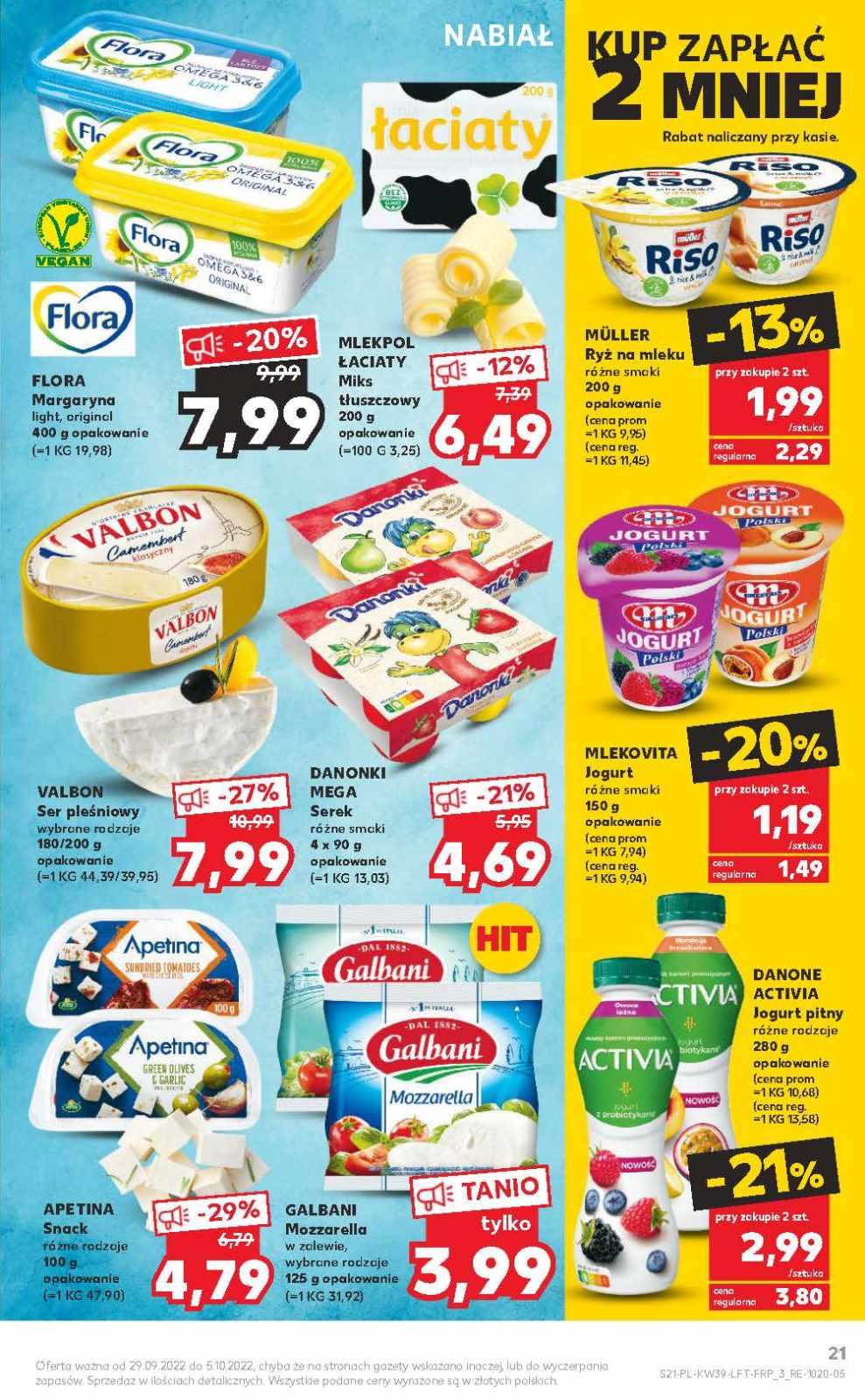 Gazetka promocyjna Kaufland do 05/10/2022 str.21