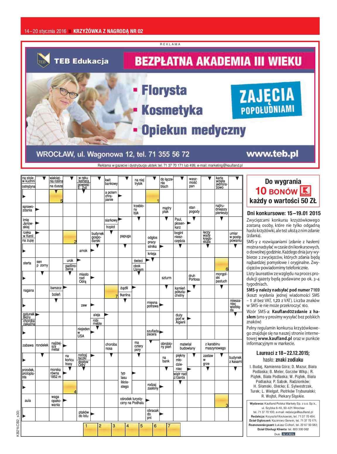 Gazetka promocyjna Kaufland do 20/01/2016 str.30