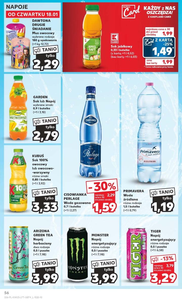 Gazetka promocyjna Kaufland do 24/01/2024 str.56