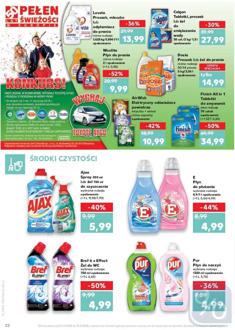 Gazetka promocyjna Kaufland do 10/01/2018 str.22