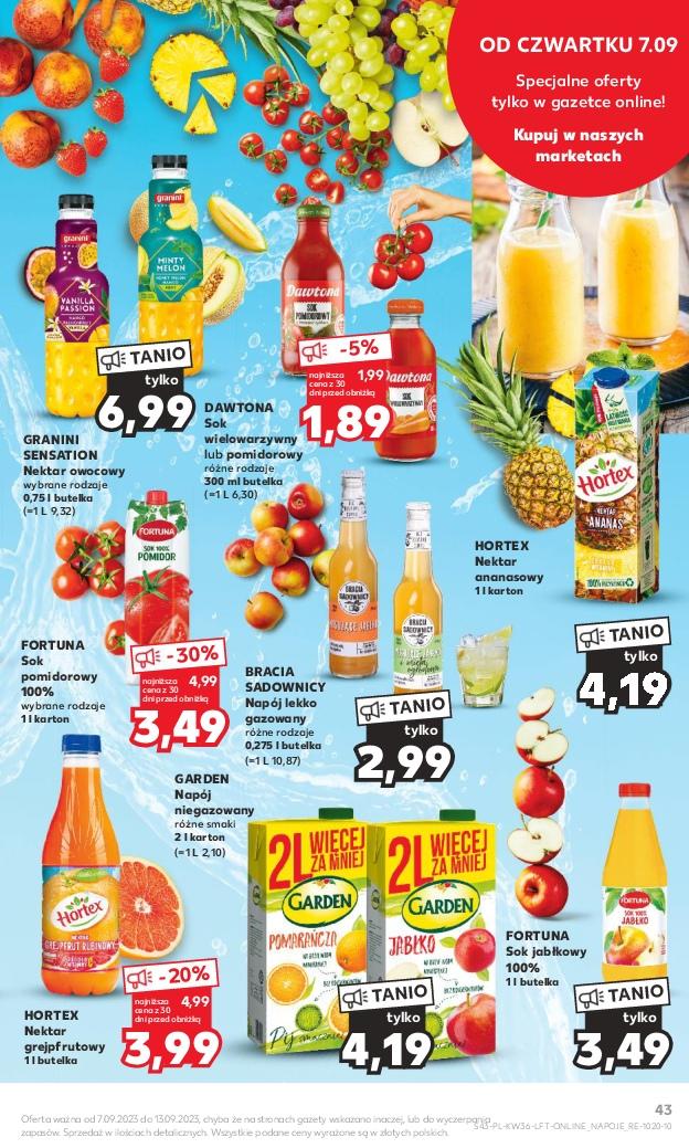 Gazetka promocyjna Kaufland do 13/09/2023 str.43